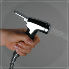 three holes ABS bidet set with chorm spray gun portable bidet shower set shower angle shower handheld shower set torneira eletri