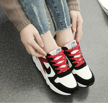 Korean Style Women Shoes Height increasing Women Sneakers Mixed Colors Wedge Sneakers For Women Sport Shoes