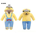 Brand 7 Styles Lovely Gift Baby Animal Cartoon Rompers Newborn Baby Warm Costume Soft Winter Flannel