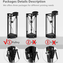 2016 Auto Level 3D Printer DIY kit with Pulley Injection Model Kossel Mini 3D Printer Delta