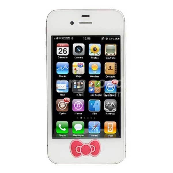 cartoon cute bowknot pattern key sticker for cell phone