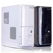 Mini ITX M-ATX chassis HTPC chassis mini chassis mini pc case desktop pc case Support Discrete graphics ATX power supply