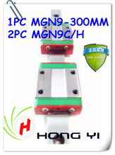 Hot sale 9mm rail guides MGN9 – L 300mm miniature linear rail CNC with MGN9C/H linear carriage