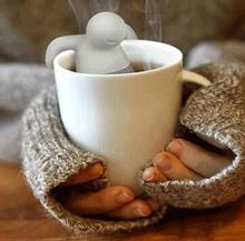 Teapot cute Mr Tea Infuser Tea Strainer Coffee Tea Sets silicone fred mr tea