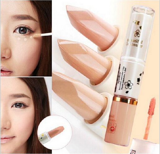2015 New hot sale Foundation Hide Blemish Dark Circle Cream Concealer base Liquid Lipgloss camouflage contouring