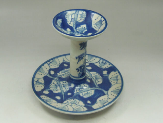 Compra azul candelabro de cerámica para la decoració ...