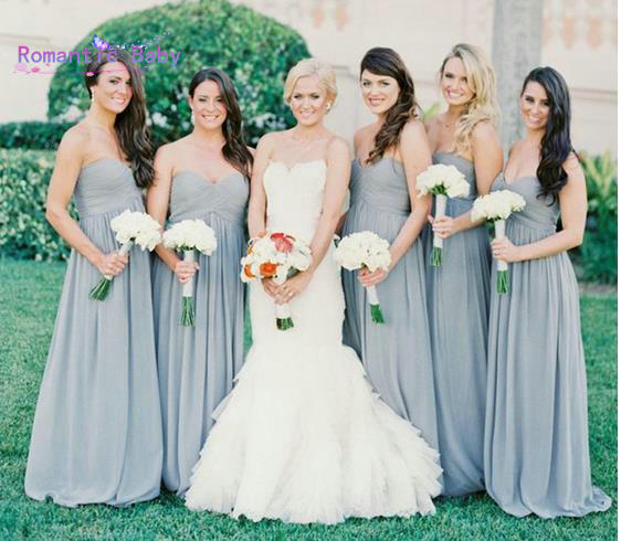 Bluish Gray Bridesmaid Dresses Fashion Bluish Gray Bridesmaid Dresses