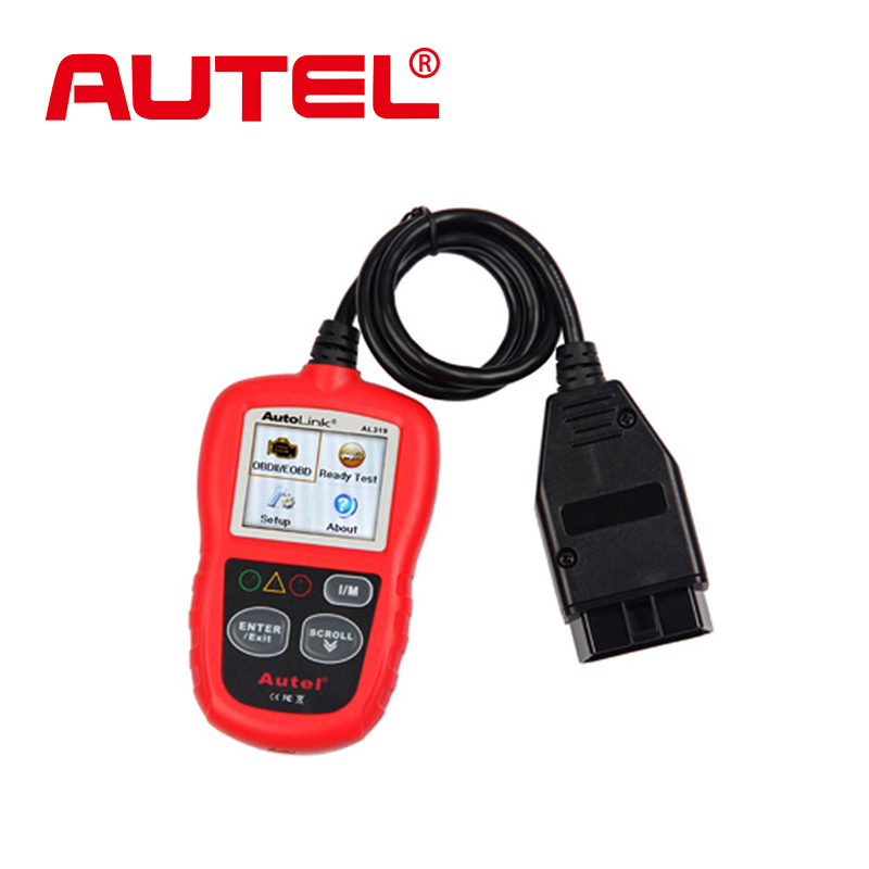 2016   autel  al319 obd ii  diy   tft     