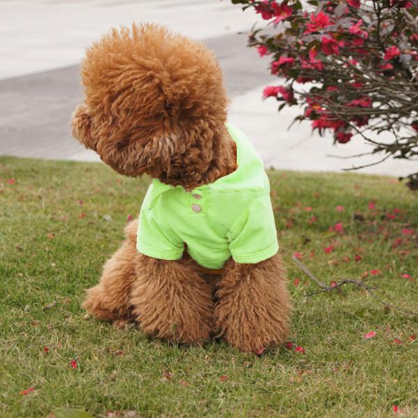 Pet Dog Cat Puppy Polo T Shirts Suit Clothes Outfit Apparel Coats Tops Clothing Size XS