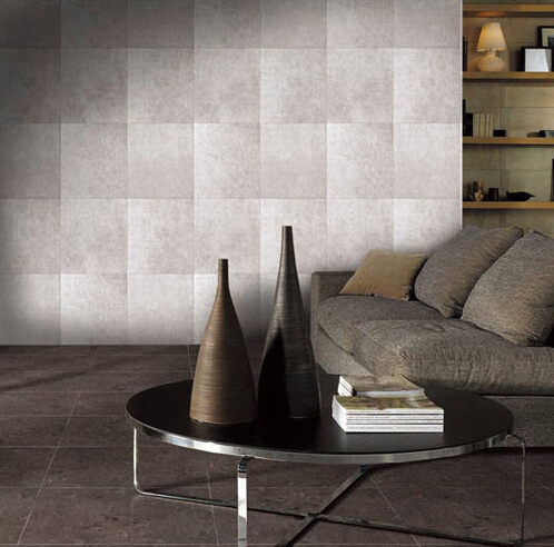 3D wallpaper luxury living room decoration font b tartan b font embossed leather wall murals for
