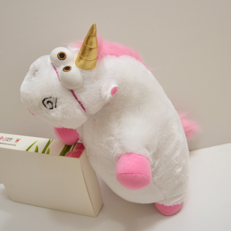 big fluffy unicorn plush