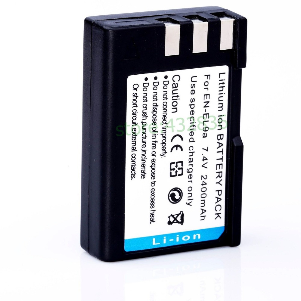 2400mAh ENEL9 EN EL9 ENEL9a EN EL9a EL9a Liion digital Camera