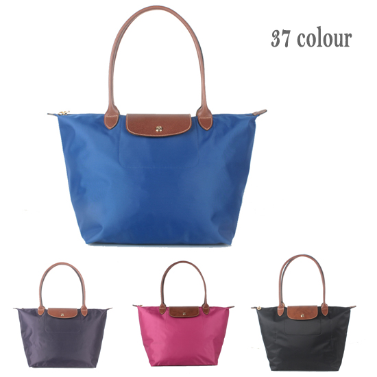 French Brand Long Nylon Champagne Bags Women Handbag Tote Vintage French Women Long Dumpling Bags Waterproof Nylon Tote Bag Pu Handle Ping Shoulder Handbags Folding School