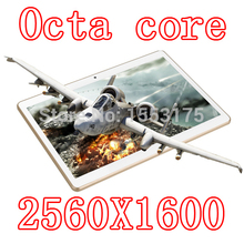 10.1 inch 8 core Octa Cores 2560X1600 DDR 4GB ram 32GB 8.0MP 3G phone call dual sim card Tablet PC Tablets PCS Android4.4 7 8 9