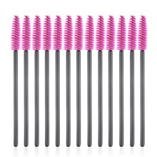 100pcs make up brush synthetic fiber Disposable Eyelash Brush Mascara Applicator Wand Brush Cosmetic Makeup Tool