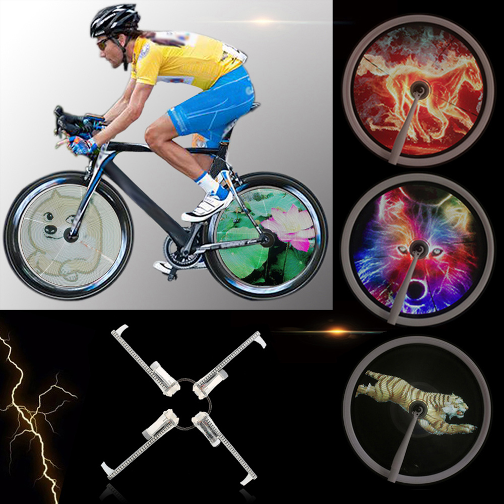 programmable bike wheel lights