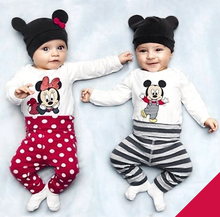 2015 Hot Newborn Carters Baby Girl Clothing Set Romper Hat Pants 3 pcs Infant Baby Boys
