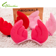 Pet Product Pet Accessories Dog Headdress Flower Dog Supplies Cute Fashionable Angel Bunny Hair Clips One Pair Free Shipping