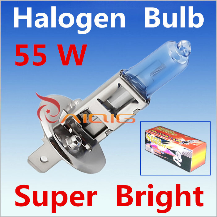 2pcs H1 12V 55W Super Bright White Fog Halogen Bulb Car Headlight Lamp Parking External Lights