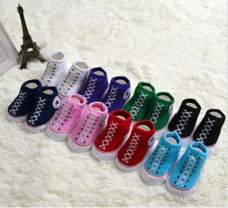 1Pairs Cute Unisex Baby Kids Toddler Girl Boy Short Socks Slipper 6 24 Months Baby Sock