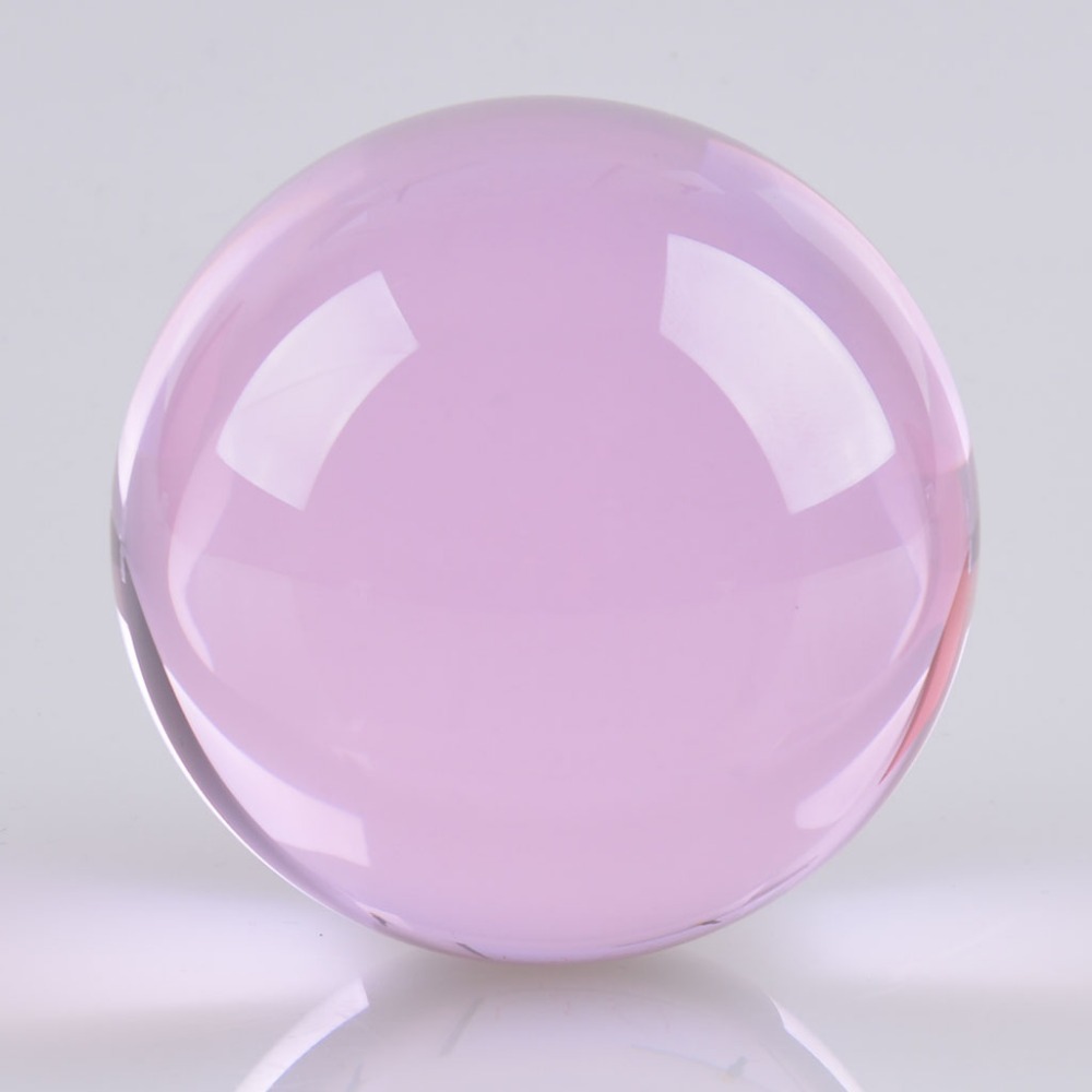 3 94 quot 10cm 100mm pink crystal ball glass ball sphere 3 94 quot 10cm 100mm pink crystal ball glass ball sphere