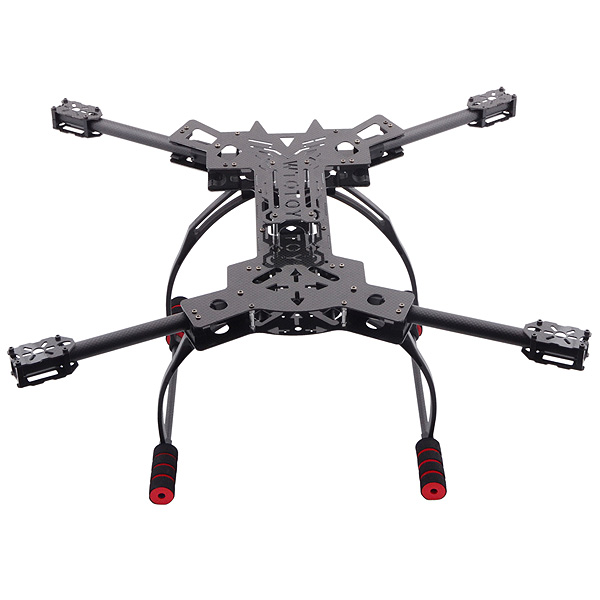 HJ-H4 Reptile 4 Axis Quadcopter Carbon Fiber Folding RC Drone Aircraft Frame Kit with Landing Gear