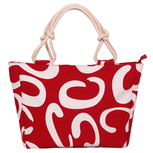 Fashion canvas bags for woman handbag big famous multicolor handbag