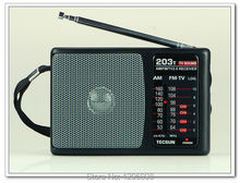 TECSUN R 203T FM MW TV Sound Radio Receiver