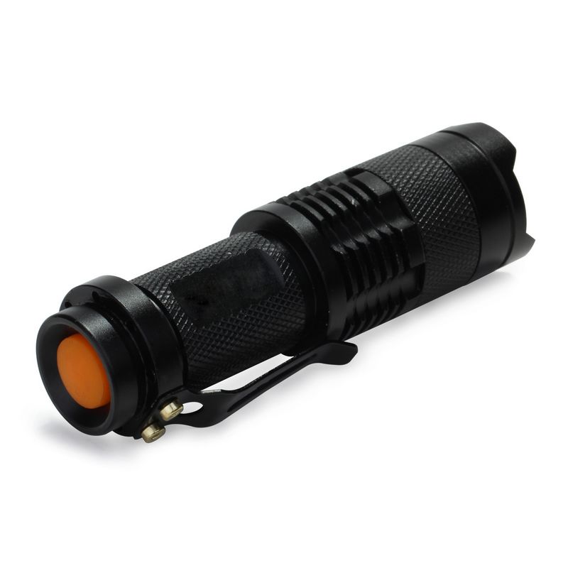 ( 20 pcs/lot ) Mini CREE Q5 LED Flashlight Torch Zoomable AA 14500 Lanterna LED Camp Tactical Flashlight Waterproof 1 Mode