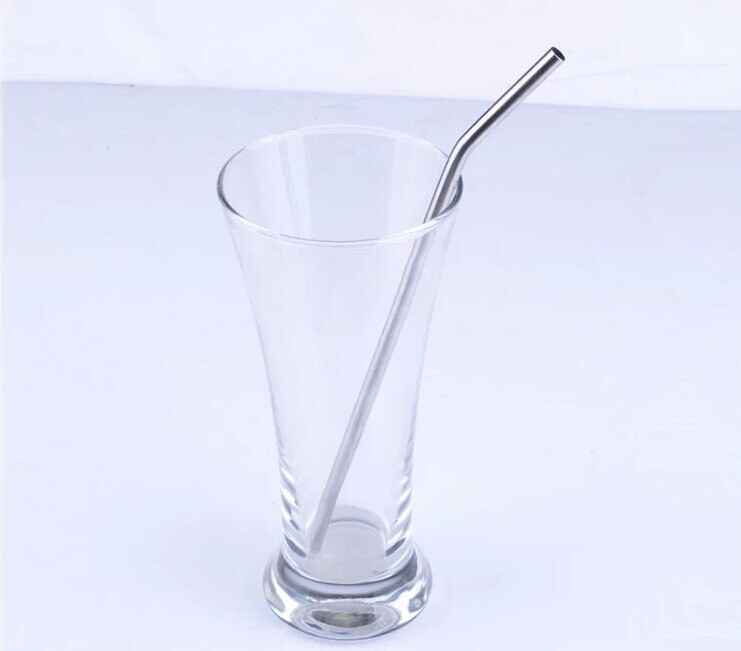 DHL Free shipping 200pcs/lot 8inch Length Stainless Steel Metal Drinking Reusable Straws Stag Party Cocktail Party