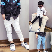Children’s clothing wholesale spring 2016 new boys Pants Slacks all-match solid tide Tong.