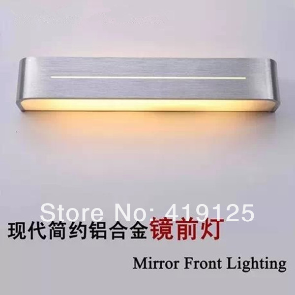 Фотография  Free shipping  Brief modern bathroom lamp anti-fog mirror light aluminum wall lamp mirror glass acrylic  (24W)