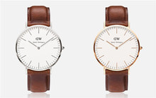 DW Watch Men Watches 2015 Luxury Mens leather nylon Strap Sports Military Quartz watch clock Relojes