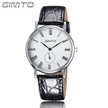Luxury GIMTO Brand Men Women Dress Watches Roman Numerals Leather Strap Quartz Casual Wristwatch Relogio Masculino
