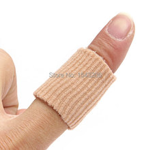 Breathable Fiber Gel Finger Toe Protector Fully Lined Ribbed Tube Cushion Calluses Corns Pressure Friction Pain