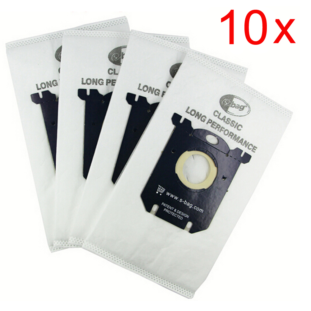 10 pcs lot Vacuum Cleaner Bags Dust Bag Filter Bag for FC8202 FC8312 FC8390 FC8406 FC9000