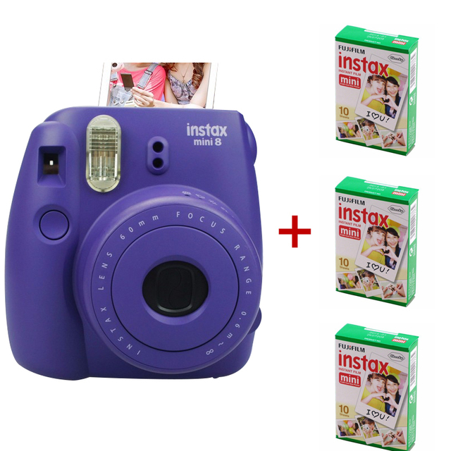 Newest Fuji Instax Mini 8 Camera Mix Color Instant Fujifilm Photo ...