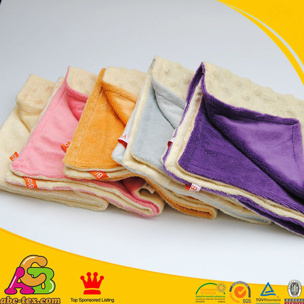 Free Shipping Baby Minky Blanket Security Size 5 colors can choose unisex blanket    