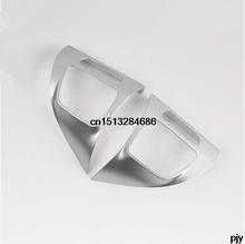 Car Steering Wheel ABS Chrome Decoration Cover trim 2 pcs for 2013 2015 Volkswagen vw Tiguan