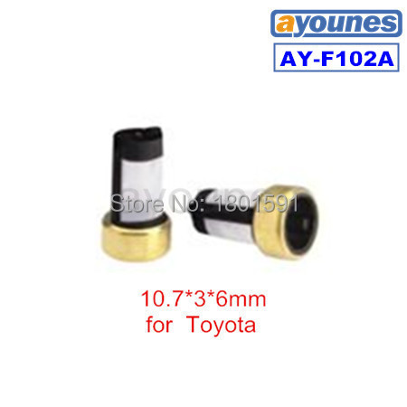 200 pcs / комплект микро-карты баскет-тип топливо инжектор фильтр для TOYOTA автомобиль ASNU003 ( 10.7 * 6 * 3 мм, Ay-f102a )
