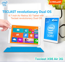 New arrival in Stock 9.7″ Teclast X98 Air 3G Dual system Tablet PC 2.16GHz Retina Screen 2048×1536 2GB RAM 32GB Phone Call