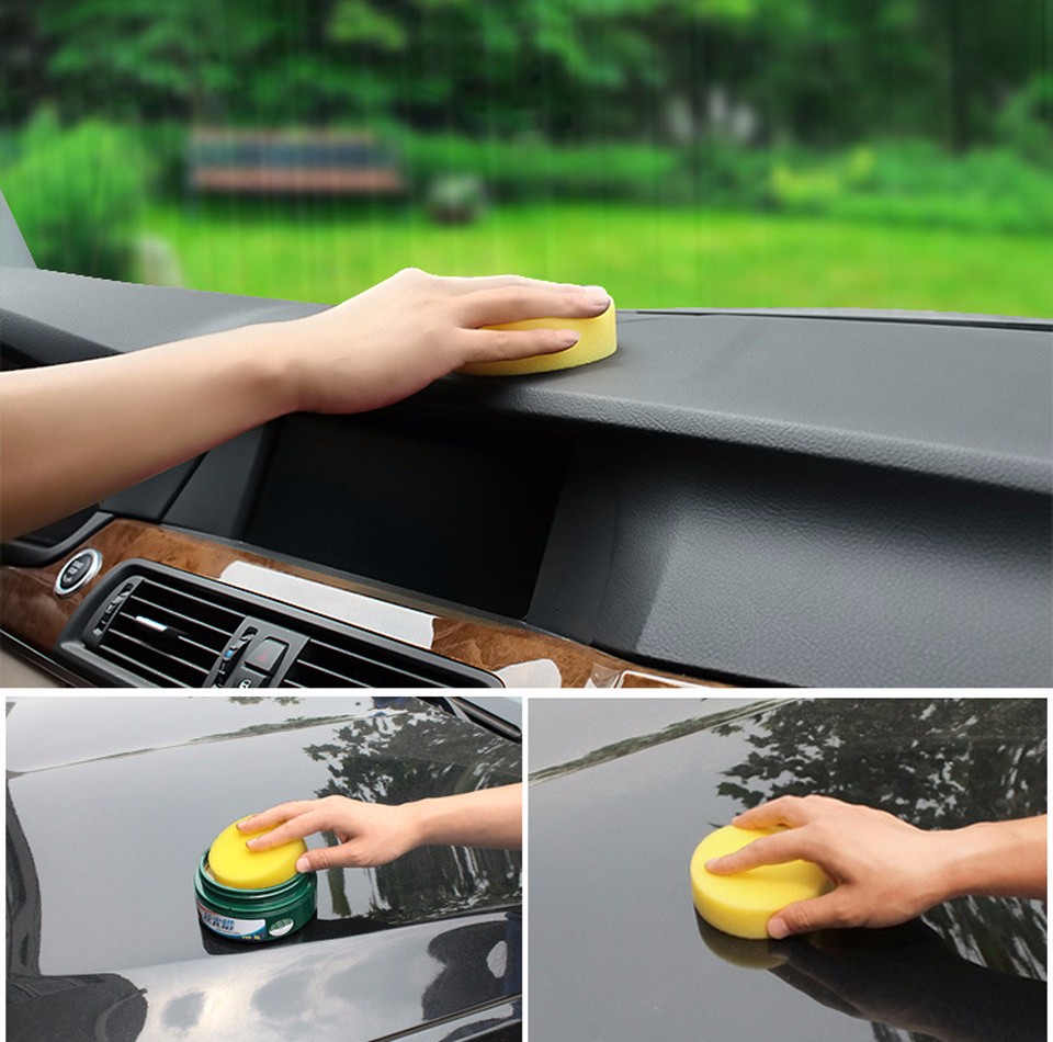 512pcs high density waxing sponge dedicated car waxing sponge round sponge Clean Car Glass