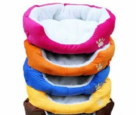 2014 Hot ! Colorful pet cat and dog beds and pink, orange, blue , yellow, brown , gray, green size M, L