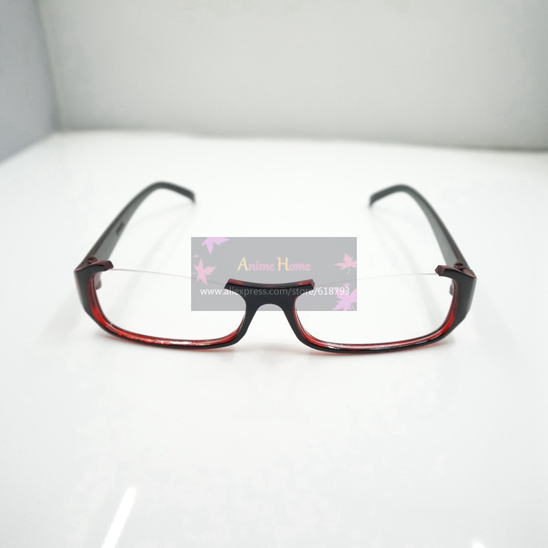 Tokyo Ghouls Kamishiro Rize red frame glasses cosplay glasses handmade CS36