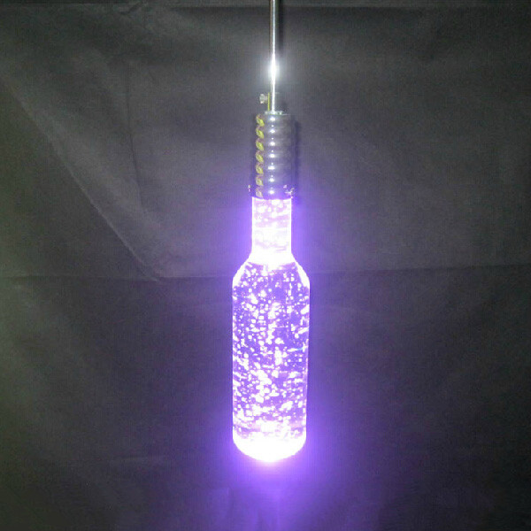 Фотография Decorative LED Creative Personality Meals Pendant Lights Crystal Bottle Bar Lamp  Indoor Deco Lighting
