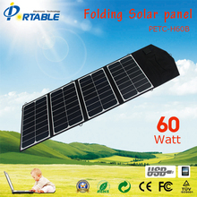 60W Sunpower High Efficiency Folding Solar Panel for Phone, Lap Top/Phone