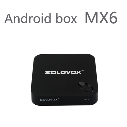 1 Stuck Freies Verschiffen Original solovox MX6 Amlogic S905 Smart TV Box Quad Core 2G/16G BT 4,0 Android 5.1 TV Box