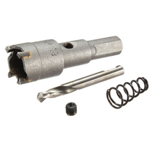 2015 15 100mm Carbide Tip Tipped Drill Bit Set Metal Wood Alloy Cutter Hole Saw Tool