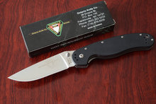 La gota alta calidad OEM Ontario RAT18868 negro plegable táctico de los cuchillos de bolsillo cuchillo que acampa G10 manejar herramientas manos