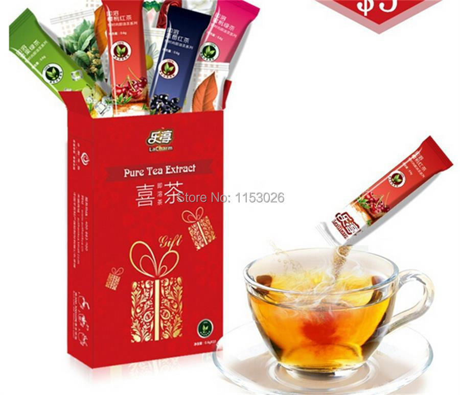 Different flavors green fruit tea Blueberry puer tea Peach Apple Cherry Osmanthus Jasmine coffee Oolong tea